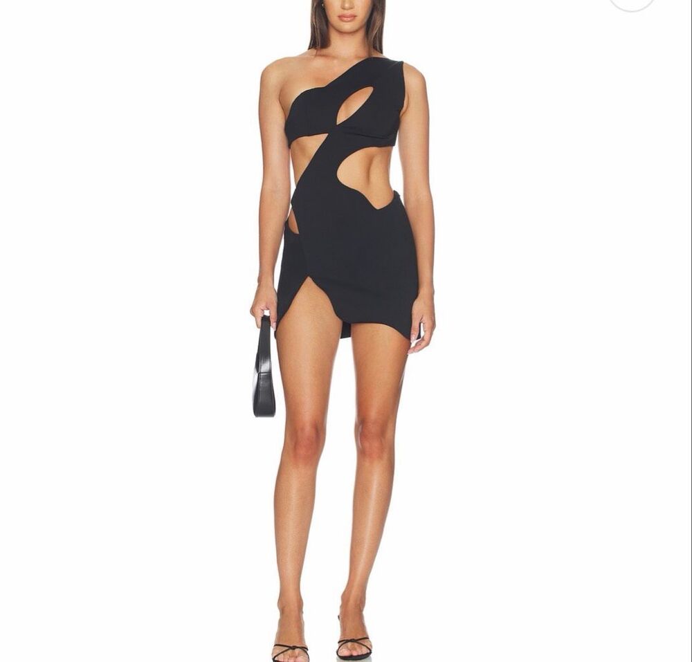 MOTHER OF ALL Swan dress in black size XS